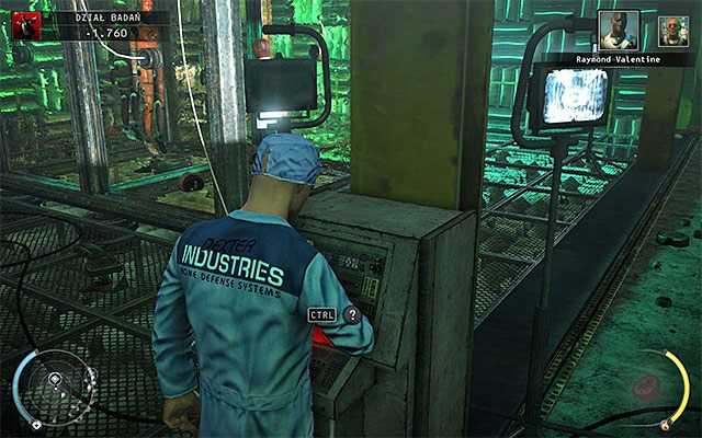 Niezależnie od tego jak się zachowałeś musisz zaczekać aż Raymond wejdzie do komory bombowej - Zamordowanie doktora Raymonda Valentinea (Dział badań) | 12 - Fabryka śmierci - Hitman Absolution - poradnik do gry