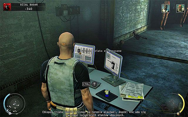 Powróc do pomieszczenia specjalnych broni - Zamordowanie doktora Raymonda Valentinea (Dział badań) | 12 - Fabryka śmierci - Hitman Absolution - poradnik do gry