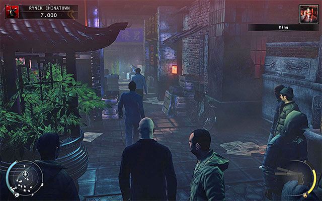 Musisz teraz zaczekać aż Król Chinatown dwukrotnie spotka się z dilerem narkotyków - Otrucie Króla Chinatown (Rynek Chinatown) | 2 - Król Chinatown - Hitman Absolution - poradnik do gry