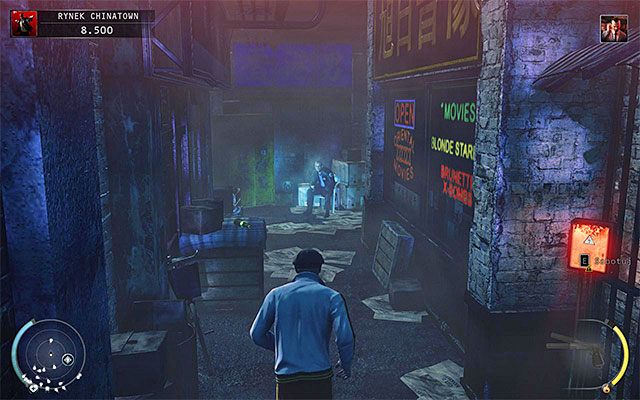 Udaj się teraz do mieszkania dilera, wybierając pokazaną na powyższym screenie ścieżkę - Otrucie Króla Chinatown (Rynek Chinatown) | 2 - Król Chinatown - Hitman Absolution - poradnik do gry
