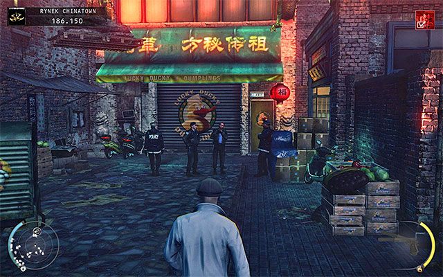 Wyjście z rynku znajduje się na jego drugim końcu - Opuszczenie rynku (Rynek Chinatown) | 2 - Król Chinatown - Hitman Absolution - poradnik do gry