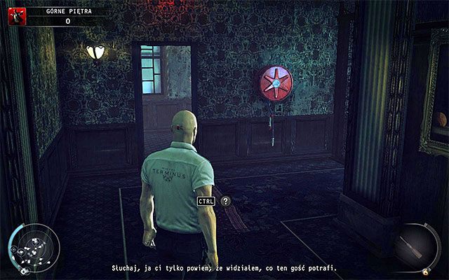 Drugi możliwy wariant dotarcia na ósme piętro to skorzystanie z bocznej klatki schodowej - Przedostanie się na ósme piętro hotelu (Górne piętra) | 3 - Terminus - Hitman Absolution - poradnik do gry