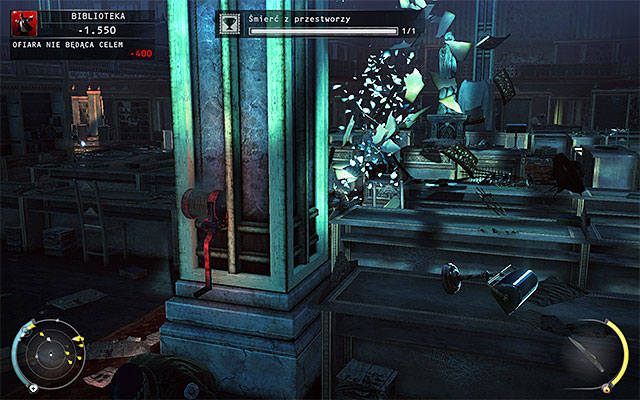 Szansa na zaliczenie tego wyzwania pojawia się w trakcie przechodzenia etapu Biblioteka - 4 - Uciekaj, by przeżyć | Wyzwania Hitman Rozgrzeszenie - Hitman Absolution - poradnik do gry