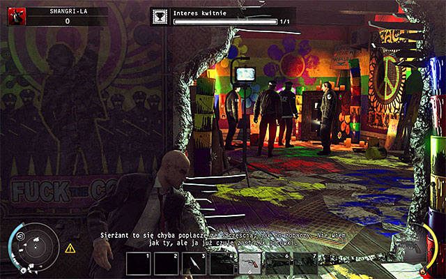 Załącz radio, schowaj się i obserwuj rozwój wydarzeń - 4 - Uciekaj, by przeżyć | Wyzwania Hitman Rozgrzeszenie - Hitman Absolution - poradnik do gry