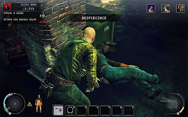 Inne dostępne stroje to przebranie mechanika oraz przebranie hydraulika z Hope - Eksploracja miasteczka (Ulice Hope) | 9 - Ogolić Lennyego - Hitman Absolution - poradnik do gry