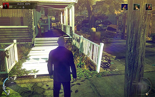 Jak już zostało powiedziane, ulubionym miejscem pobytu Gavina LeBlonda jest złomowisko - Zamordowanie Gavina LeBlonda (Ulice Hope) | 9 - Ogolić Lennyego - Hitman Absolution - poradnik do gry