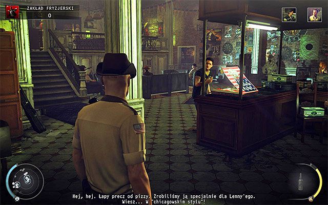 Zanim wdamy się w szczegóły pamiętaj o tym, że Lennyego musisz jedynie obezwładnić - Zneutralizowanie Lennyego (Zakład fryzjerski) | 9 - Ogolić Lennyego - Hitman Absolution - poradnik do gry