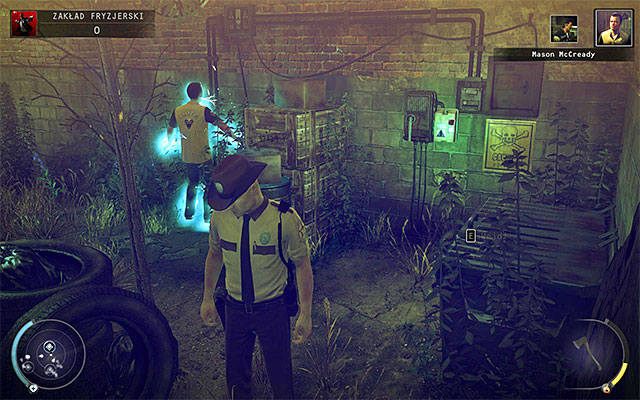 Zaczekaj na przybycie Masona McCreadyego i w odpowiednim momencie pociągnij za dźwignię, śmiertelnie porażając cel misji prądem - 9 - Ogolić Lennyego (08 - 15) | Wyzwania Hitman Rozgrzeszenie - Hitman Absolution - poradnik do gry