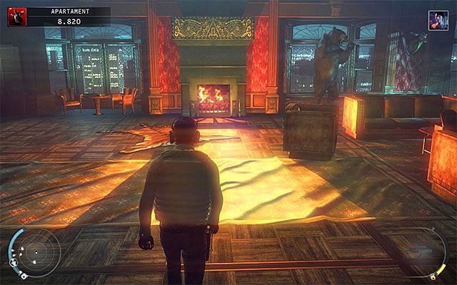 Ze zbiornikiem wybierz się na przeciwległy koniec apartamentu - Eliminacja Layli w zaaranżowanym wypadku (Apartament) | 18 - Blackwater Park - Hitman Absolution - poradnik do gry