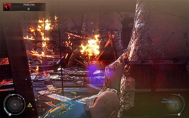 Początek misji jest bardzo liniowy - Zamordowanie Jennifer Paxton (Parking) | 14 - Atak Świętych - Hitman Absolution - poradnik do gry