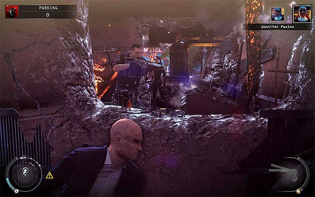 Możesz się teraz zachować na dwa sposoby - Zamordowanie Jennifer Paxton (Parking) | 14 - Atak Świętych - Hitman Absolution - poradnik do gry