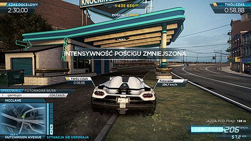 Obława to event polegający na uniknięciu pościgu policyjnego w określonym czasie - Obława w Need for Speed Most Wanted | Rodzaje eventów - Need for Speed: Most Wanted - poradnik do gry