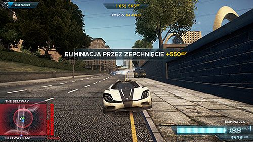 Pierwszą myślą weterana, który zjadł zęby na poprzedniej odsłonie Most Wanted będzie po prostu zniszczę ścigające mnie radiowozy - Pościg w Need for Speed Most Wanted | Rodzaje eventów - Need for Speed: Most Wanted - poradnik do gry