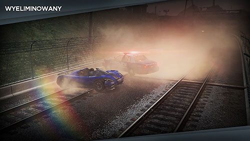 Jeśli policjantowi uda się unieruchomić twój samochód, zostaniesz na kilka sekund wyeliminowany - Pościg w Need for Speed Most Wanted | Rodzaje eventów - Need for Speed: Most Wanted - poradnik do gry