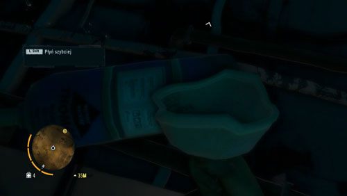 Płyń w wyznaczonym kierunku, używając po drodze świecących się butli z tlenem, by zregenerować zapas powietrza - Fragment przeszłości | Misje główne w Far Cry 3 - Far Cry 3 - poradnik do gry