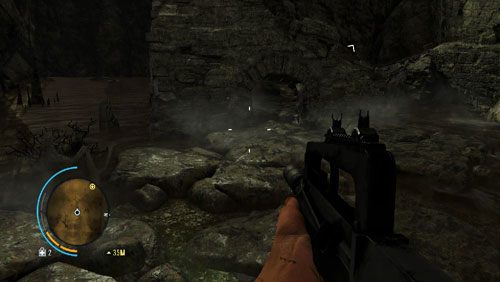 Dojdź do końca ścieżki i wskocz na ścianę w miejscu, gdzie zwisają pnącza - Lin Cong, jak mniemam | Misje główne w Far Cry 3 - Far Cry 3 - poradnik do gry