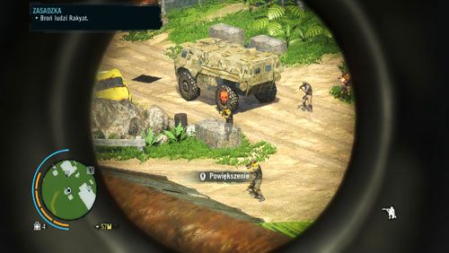 Zabijaj żołnierzy znajdujących się poniżej - Zasadzka | Misje główne w Far Cry 3 - Far Cry 3 - poradnik do gry
