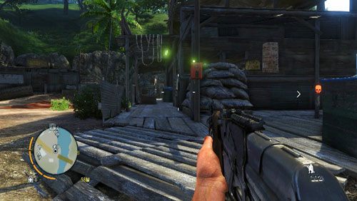 Po przeciwnej stronie tego budynku znajduję się alarm, który możesz na wszelki wypadek zneutralizować - Ekipa Ratownicza | Misje główne w Far Cry 3 - Far Cry 3 - poradnik do gry
