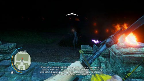 Po oddaniu kilku celnych strzał demon zniknie, a za Twoimi plecami zaczną pojawiać się przeciwnicy - Nowy rytuał przejścia | Misje główne w Far Cry 3 - Far Cry 3 - poradnik do gry