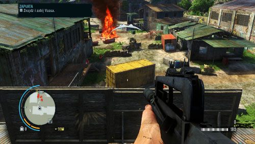 Schowaj się za osłoną i zabij jak najwięcej przeciwników na dole - Zapłata | Misje główne w Far Cry 3 - Far Cry 3 - poradnik do gry
