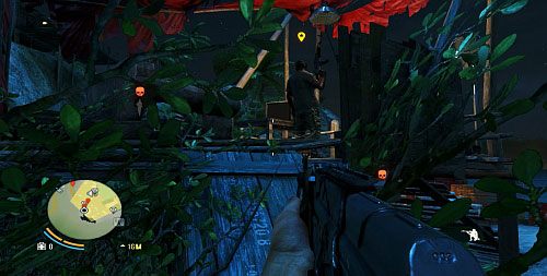 Możesz zakraść się do jego wieżyczki z lewej strony - Włamanie do więzienia | Misje główne w Far Cry 3 - Far Cry 3 - poradnik do gry