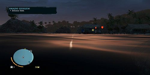 Po spaleniu pięciu plantacji, Twoim następnym celem jest łódź w wiosce rybackiej - Gniazdo szerszeni | Misje główne w Far Cry 3 - Far Cry 3 - poradnik do gry