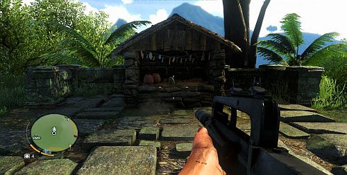 W oznaczonym numerem miejscu odnajdziesz ołtarz oraz statuetkę - Wyspa północna (północ) | Przedmioty kultu (ukryte przedmioty) w Far Cry 3 - Far Cry 3 - poradnik do gry