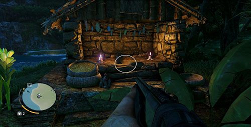 Podpłyń do wyspy z północno zachodniej strony, gdzie będziesz mógł wyjść na brzeg - Wyspa północna (północny wschód) | Przedmioty kultu (ukryte przedmioty) - Far Cry 3 - poradnik do gry