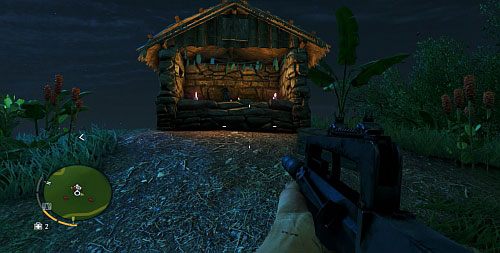 Musisz odczepić się z niej w odpowiednim momencie, tak by wylądować na pagórku, na którym znajduję się posążek (mniej więcej w połowie zjazdu) - Wyspa północna (północny wschód) | Przedmioty kultu (ukryte przedmioty) - Far Cry 3 - poradnik do gry