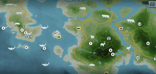 1 - Wyspa północna (południowy zachód) | Przedmioty kultu (ukryte przedmioty) - Far Cry 3 - poradnik do gry