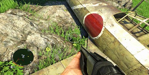 Wejdź na szczyt wąską drogą na północ od głównej drogi (przy posterunku Farma pychy) - Wyspa północna (południe) | Przedmioty kultu (ukryte przedmioty) w Far Cry 3 - Far Cry 3 - poradnik do gry