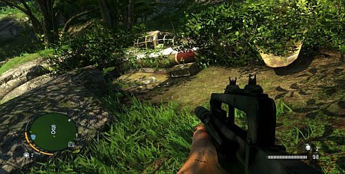 Kawałek na północ od oczka wodnego, znajduje się wrak samolotu - Wyspa północna (południe) | Przedmioty kultu (ukryte przedmioty) w Far Cry 3 - Far Cry 3 - poradnik do gry