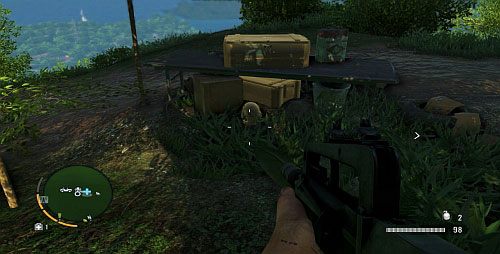 W wyznaczonym miejscu, pod stołem, znajduje się kolejna statuetka - Wyspa północna (południe) | Przedmioty kultu (ukryte przedmioty) w Far Cry 3 - Far Cry 3 - poradnik do gry