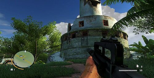 Podejdź do zrujnowanej latarni i wejdź do środka - Wyspa północna (półwysep na południu) | Przedmioty kultu (ukryte przedmioty) - Far Cry 3 - poradnik do gry