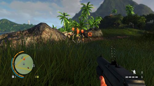 Ostatni przedmiot odnajdziesz przy jednym z przeciwników pokazanych na obrazku - Ojcowskie utrapienie | Misje fabularne w Far Cry 3 - Far Cry 3 - poradnik do gry