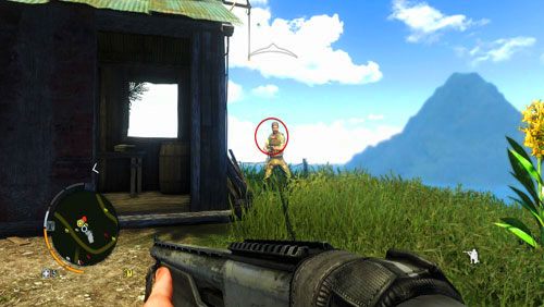 Wejdź do środka domku i porozmawiaj z kobietą o jej kłopotach z wydostaniem się z wyspy - Do ostatka | Misje fabularne w Far Cry 3 - Far Cry 3 - poradnik do gry