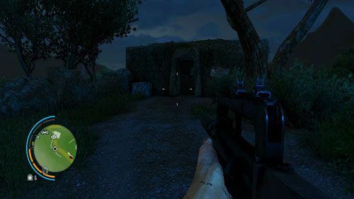 Dojdź do miejsca oznaczonego numerem cztery, gdzie w środku bunkra pokazanego na obrazku odnajdziesz list - Wyspa południowa (północny wschód, południowy zachód) | Listy zaginionych (ukryte przedmioty) - Far Cry 3 - poradnik do gry