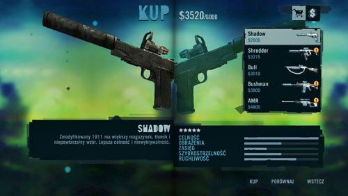 Oprócz podstawowego arsenału, który zostaje odblokowany wraz z postępem w grze, istnieje siedem broni, które zostaną dodane do asortymentu sklepu, po spełnieniu określonych wymagań - Bronie specjalne w Far Cry 3 | Podstawy rozgrywki - Far Cry 3 - poradnik do gry