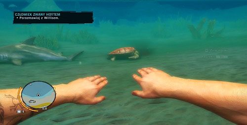 Jeżeli chodzi o polowanie na zwierzęta wodne, to należy wypłynąć łodzią na obszary, gdzie dane zwierzęta występują - Polowanie w Far Cry 3 | Podstawy rozgrywki - Far Cry 3 - poradnik do gry