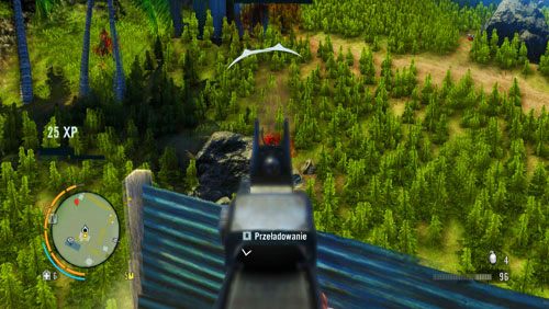 Przy następnym domu, zabij przeciwnika na dachu i sam tam wejdź po drabinie przy wejściu - Rozbroić sytuację | Misje główne w Far Cry 3 - Far Cry 3 - poradnik do gry