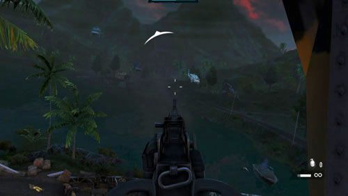 Po wzbiciu się w powietrze wypatruj przeciwników wyposażonych w RPG, którzy będą stać na dachach budynków i kontenerach - Zakład o wszystko | Misje główne w Far Cry 3 - Far Cry 3 - poradnik do gry