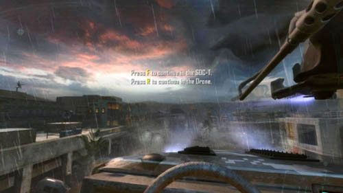 Jedź dalej, wybierz lewą lub prawą drogę, kiedy zauważysz dwie (prawa prowadzi pod górę) - 05 - Fallen Angel | Misje - Opis przejścia | Call of Duty Black Ops II - Call of Duty: Black Ops II - poradnik do gry