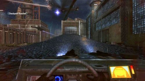 Po chwili skręcisz w lewo, przejedziesz przez małą halę i ponownie wyjedziesz na zewnątrz - 05 - Fallen Angel | Misje - Opis przejścia | Call of Duty Black Ops II - Call of Duty: Black Ops II - poradnik do gry