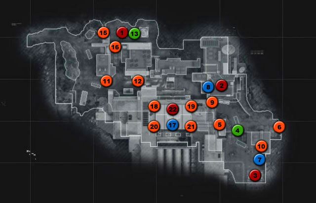 Ostatni cel misji otrzymasz jedynie wtedy, jeśli dowolne dwa z trzech obiektów (1), (2), (3) zostaną zniszczone - 03 - FOB Spectre | Strike Force - Opis przejścia | Call of Duty Black Ops II - Call of Duty: Black Ops II - poradnik do gry