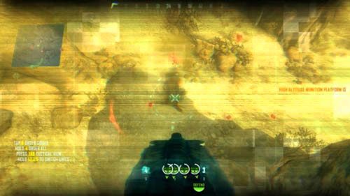 Innymi słowy, na ekranie nie może pojawić się ani razu napis Destroy, oznaczający, że konwój zatrzymał się i czeka na oczyszczenie drogi z min - 02 - I.E.D. | Strike Force - Wyzwania | Call of Duty Black Ops II - Call of Duty: Black Ops II - poradnik do gry