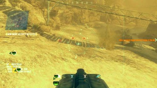 Czwarty zestaw min będzie łatwy do zlokalizowania - jest na prawo od czwartego czołgu (pierwszy obrazek powyżej) - 02 - I.E.D. | Strike Force - Wyzwania | Call of Duty Black Ops II - Call of Duty: Black Ops II - poradnik do gry