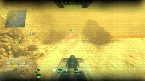 Ostatecznie, możesz też zostawić trzeci czołg i dla bezpieczeństwa polecieć do czwartego (obrazek powyżej) - 02 - I.E.D. | Strike Force - Wyzwania | Call of Duty Black Ops II - Call of Duty: Black Ops II - poradnik do gry