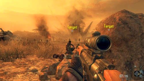 Cel: Eliminate the mortar crews (Wyeliminuj operatorów moździerzy) - 01 - Pyrrhic Victory | Misje - Opis przejścia | Call of Duty Black Ops II - Call of Duty: Black Ops II - poradnik do gry