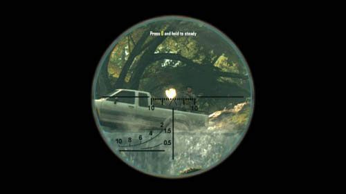 Zlokalizuj przewrócony pień na rzece i ukryj się za głazem obok - 01 - Pyrrhic Victory | Misje - Opis przejścia | Call of Duty Black Ops II - Call of Duty: Black Ops II - poradnik do gry