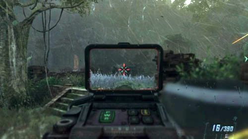 Teren jest bardzo rozległy, jest tu mnóstwo kryjówek, więc bądź ostrożny i nie daj się zaskoczyć - 02 - Celerium | Misje - Opis przejścia | Call of Duty Black Ops II - Call of Duty: Black Ops II - poradnik do gry